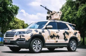 Chinese SUV machine gun with luxury Vahicle