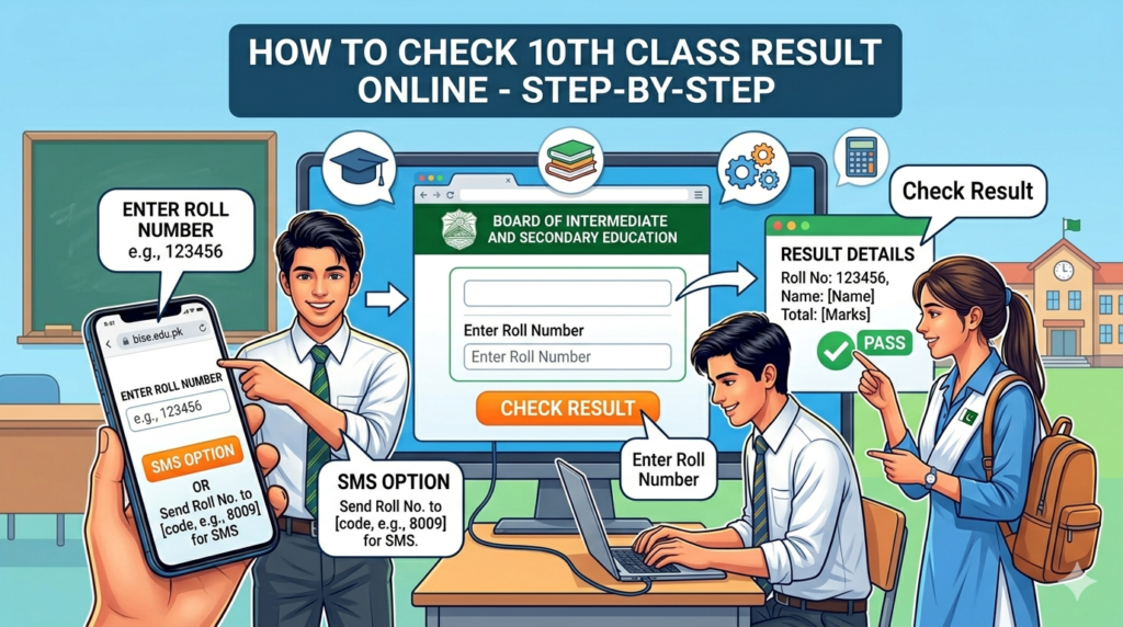 10th Class Result 2026 Pakistan – Check by Roll Number, Date & All Boards