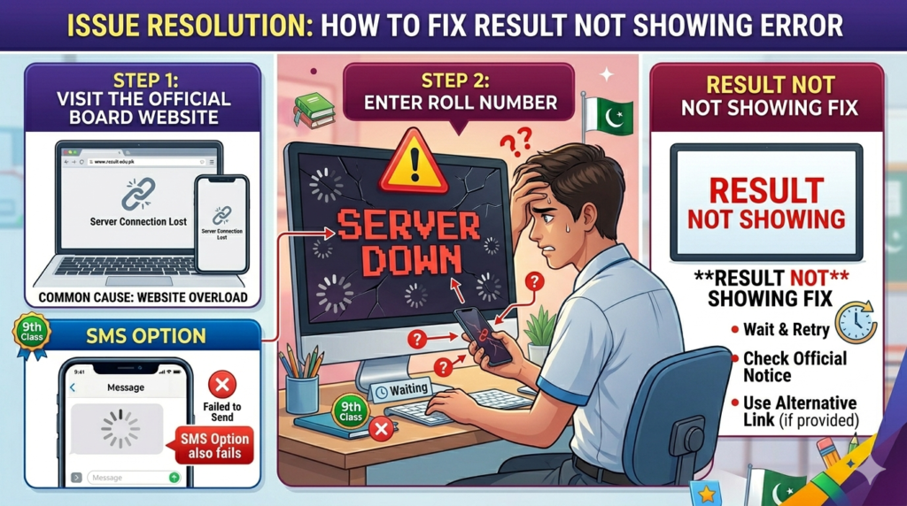 9th & 10th Class Result 2026 Not Showing? Server Down Fix (Working Solutions)